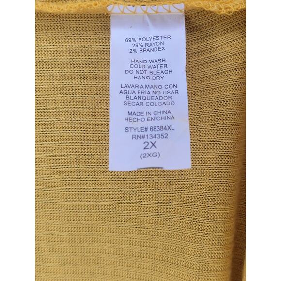 Ambiance Boho Bohemian Festival Coachella Hippie 70's Inspired Cardigan Size 2X - Picture 6 of 6